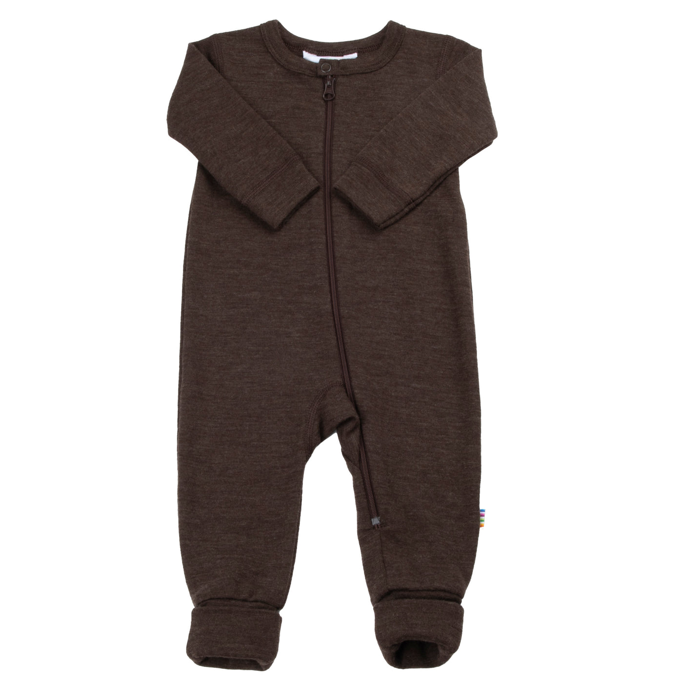 Joha - Schlafanzug aus Wolle 'Jumpsuit - Dark Brown'