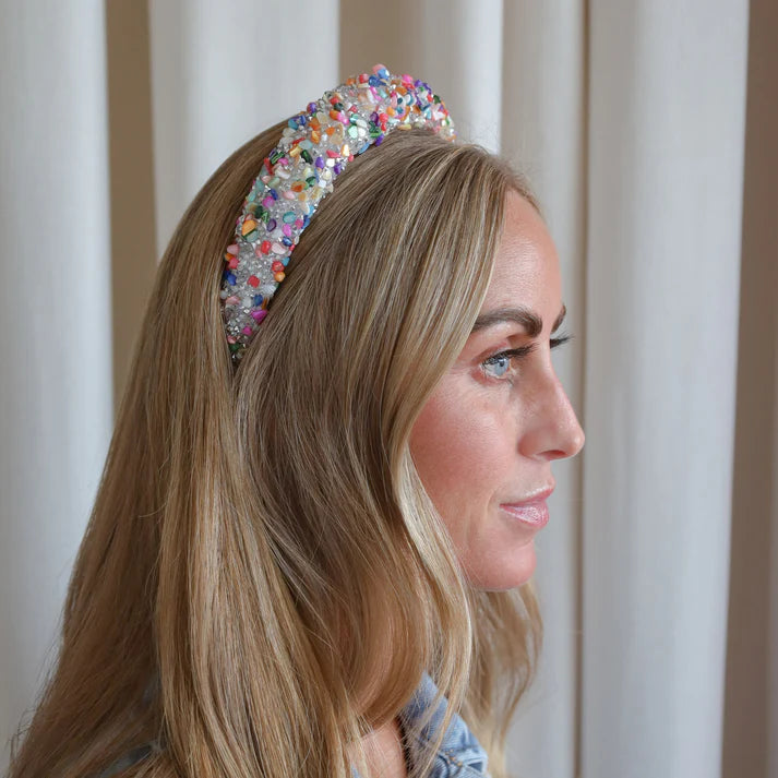 Lulue - Haarreifen mit Steinen 'CASSANDRA HAIRBAND - MULTI'