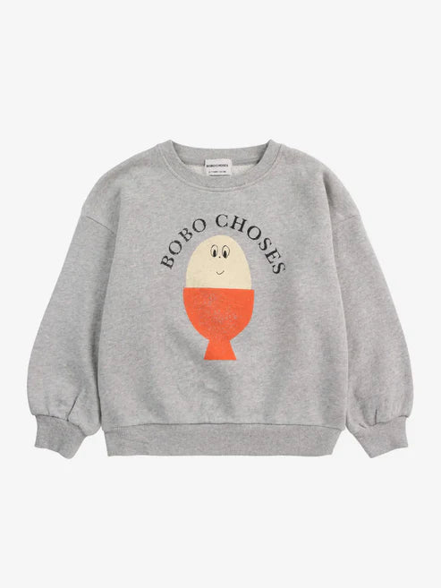 Bobo Choses - Pullover mit Ei 'Morning Egg sweatshirt'