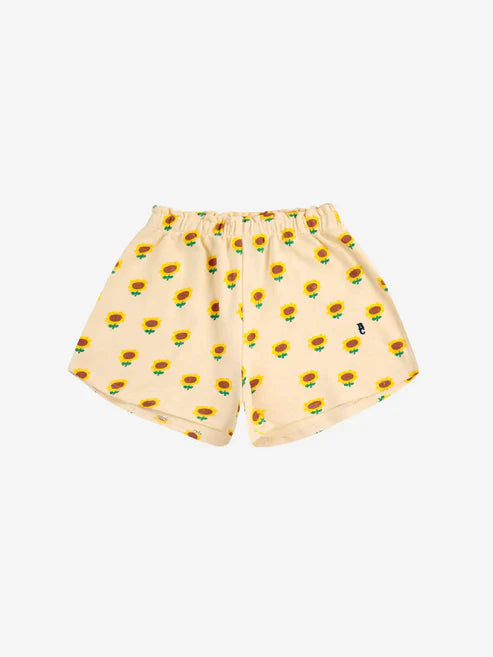 Bobo Choses - Kurze Hose 'Sunflower all over shorts'