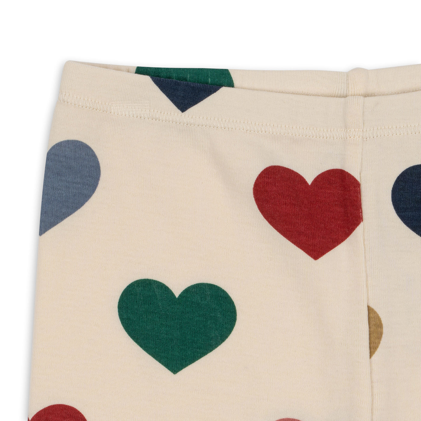 Konges Slojd - Radler mit Herzen 'CLASSIC SHORT LEGGINGS GOTS - BON COEUR COLORÉ'