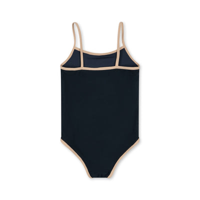 Konges Slojd - Badeanzug mit Herz 'MANON SWIMSUIT - BLUEBERRY'