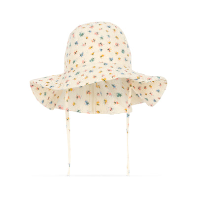 Konges Slojd - Sonnenhut mit Blumen 'COCO SUN HAT GOTS - BLOOMIE SPRINKLE'