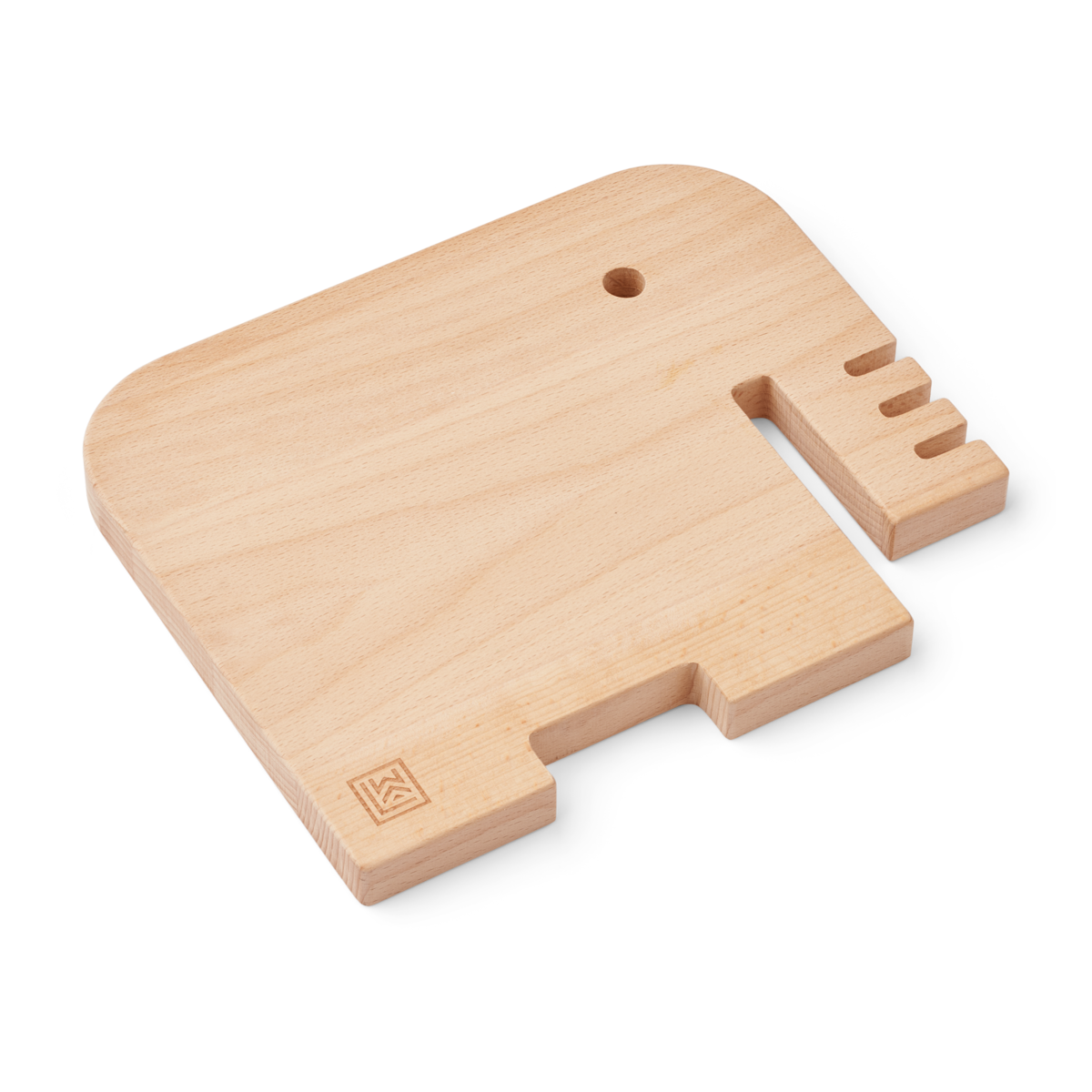 Liewood - Schneidebrett als Elefant 'Hannae Elephant Cutting Board - Natural'