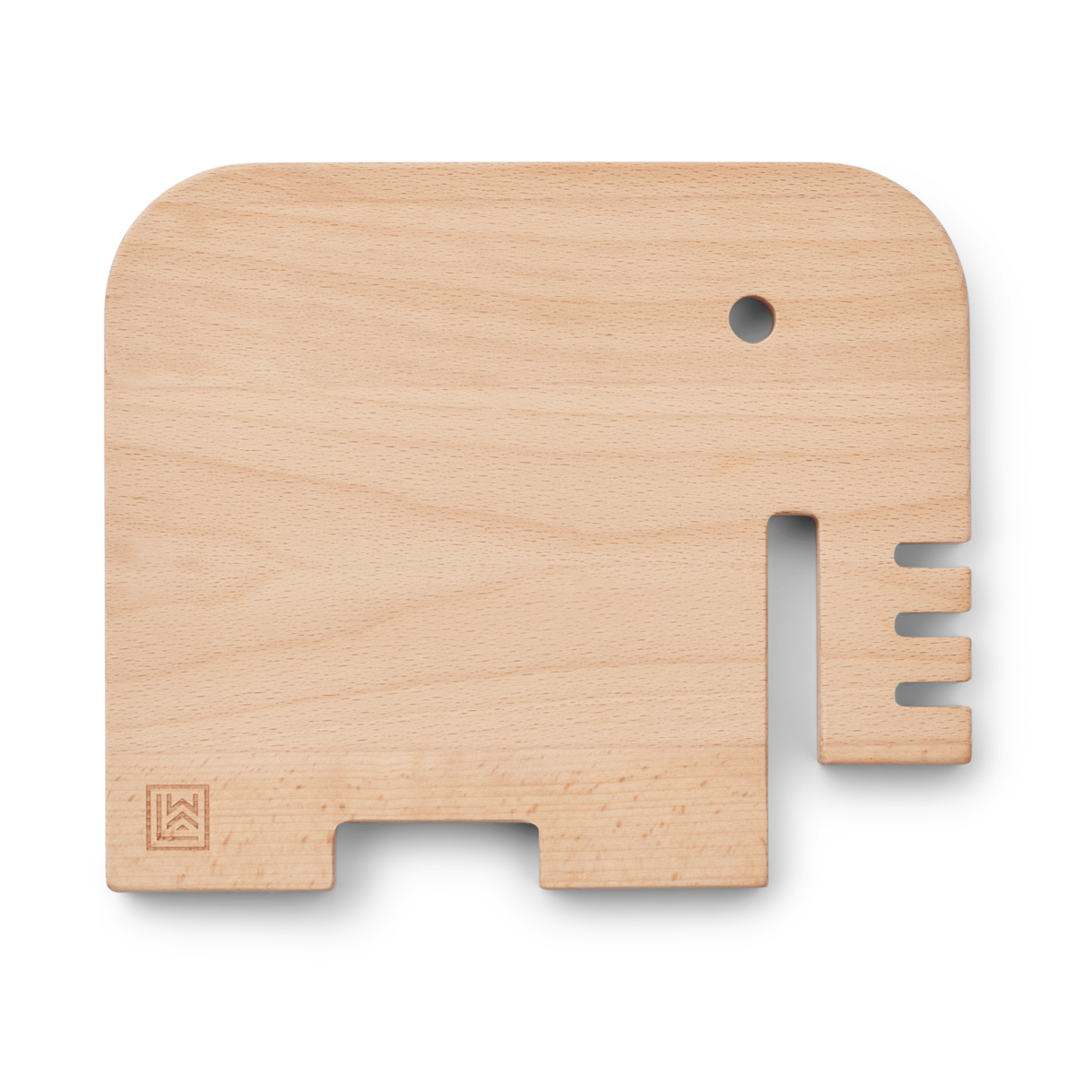 Liewood - Schneidebrett als Elefant 'Hannae Elephant Cutting Board - Natural'