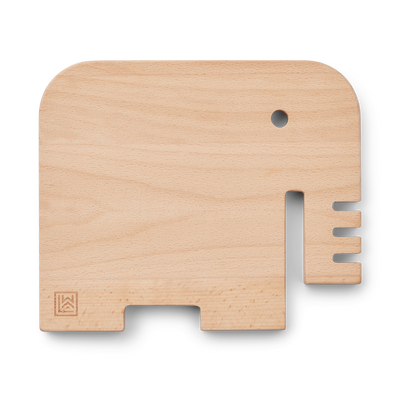 Liewood - Schneidebrett als Elefant 'Hannae Elephant Cutting Board - Natural'