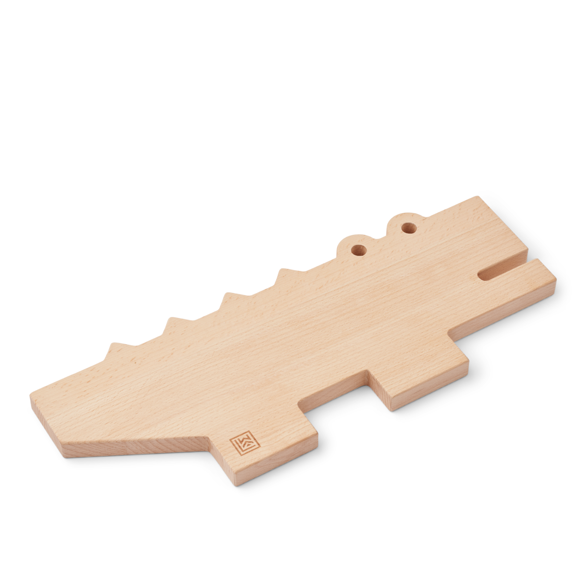 Liewood - Schneidebrett als Krokodil 'Hannae Crocodile Cutting Board - Natural'