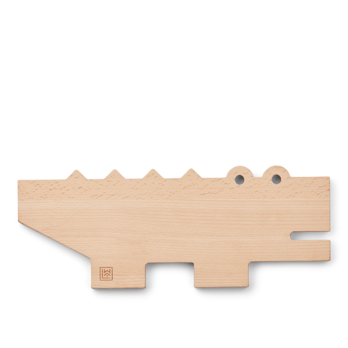 Liewood - Schneidebrett als Krokodil 'Hannae Crocodile Cutting Board - Natural'