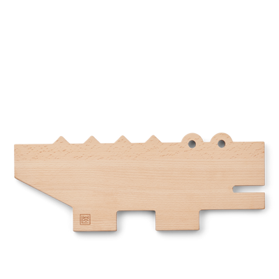 Liewood - Schneidebrett als Krokodil 'Hannae Crocodile Cutting Board - Natural'