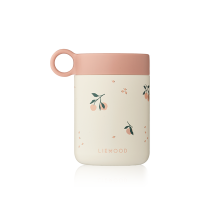 Liewood - Essensbehälter 'Kiani Printed Food Jar - Peach / Sea shell'