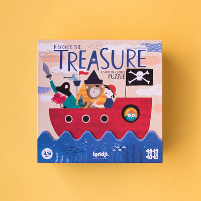 Londji - Puzzle (4-16) 'DISCOVER THE TREASURE'