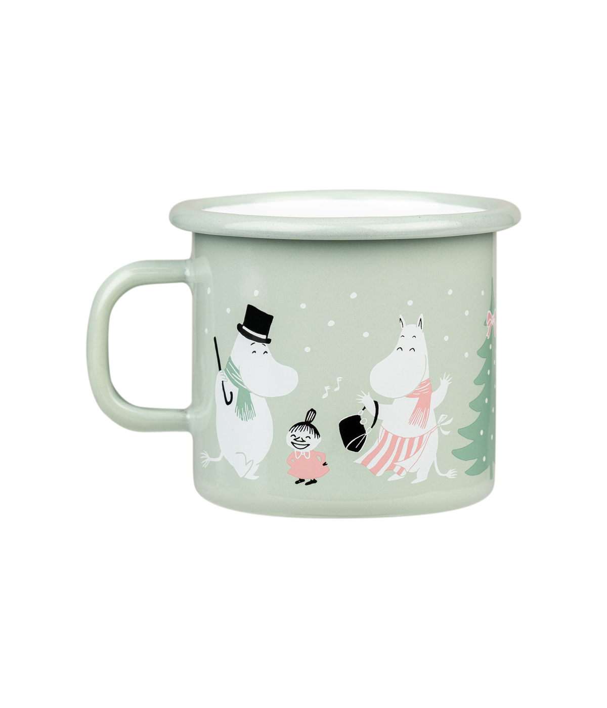 Muurla - Becher mit MOOMIN (Grün, Weihnachten) 'Tasse (2,5 DL)'