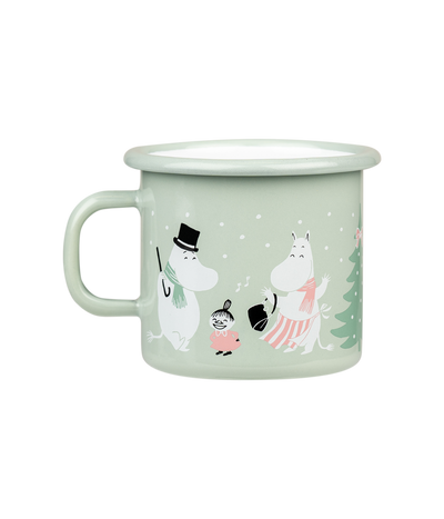 Muurla - Becher mit MOOMIN (Grün, Weihnachten) 'Tasse (2,5 DL)'