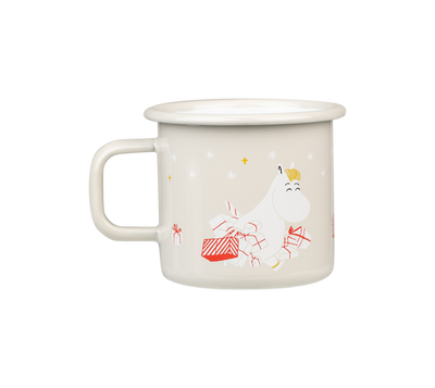 Muurla - Becher mit MOOMIN (Grau, Weihnachten) 'Tasse (3,7 DL)'