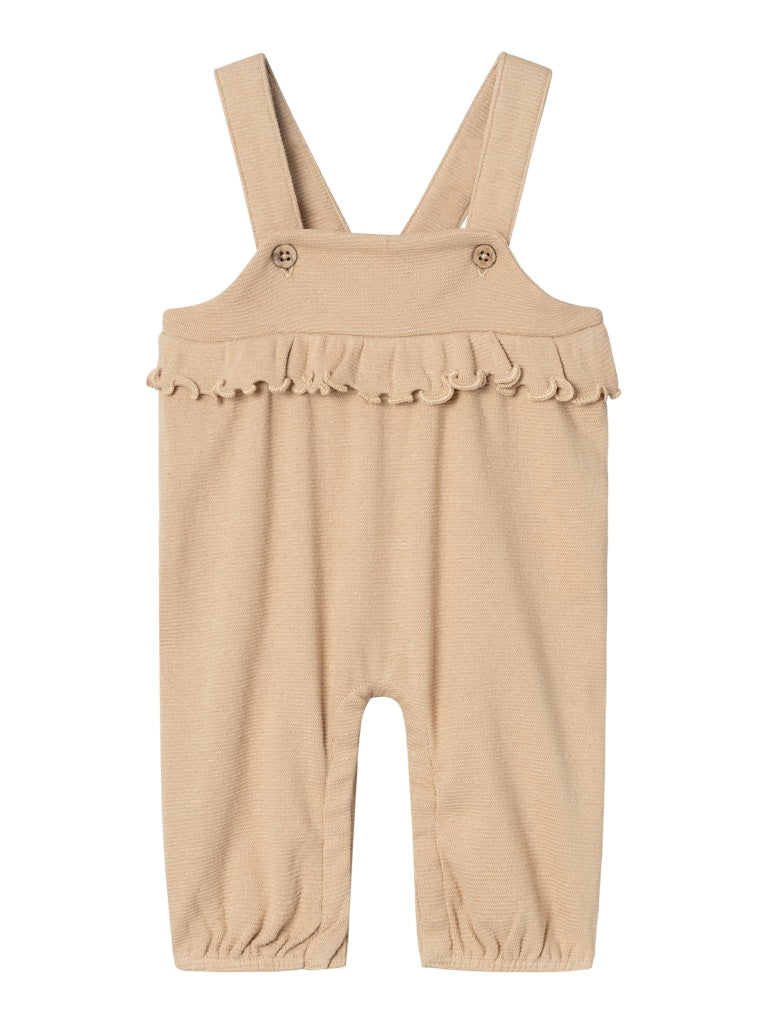 Lil Atelier - Latzhose 'NBFOLANA LOOSE OVERALL LIL - Irish Cream MELANGE'