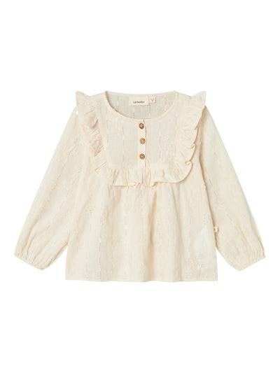 Lil Atelier - Hemd 'NMFRHODY LS LOOSE SHIRT LIL - Turtledove'