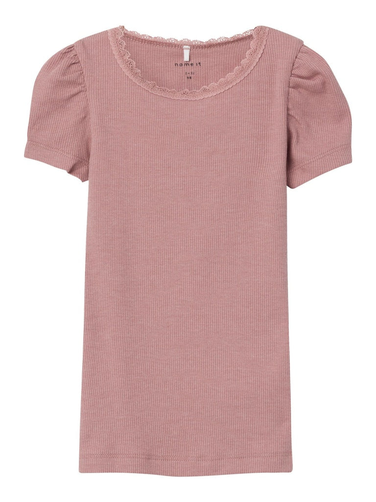 Name it - T-shirt 'NMFKAB SS TOP NOOS - Deauville Mauve'