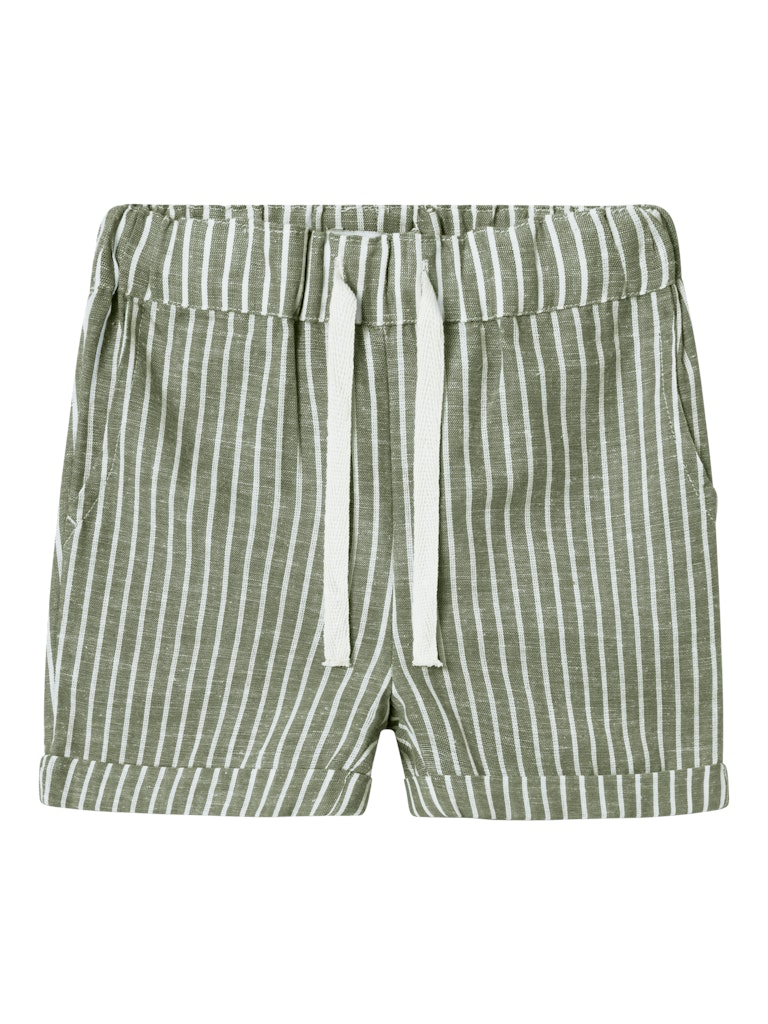 Name it - Kurze Hose 'NMMHILOM SHORTS - Oil Green'