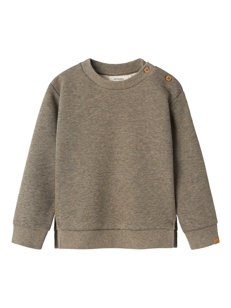 Lil Atelier - Sweatshirt 'NMMTABBY LS NREG SWEAT LIL - Silent Storm MELANGE'