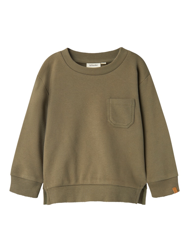 Lil Atelier - Sweatshirt 'NMMILONDON RON LS NREG SWEAT LIL - Kalamata'