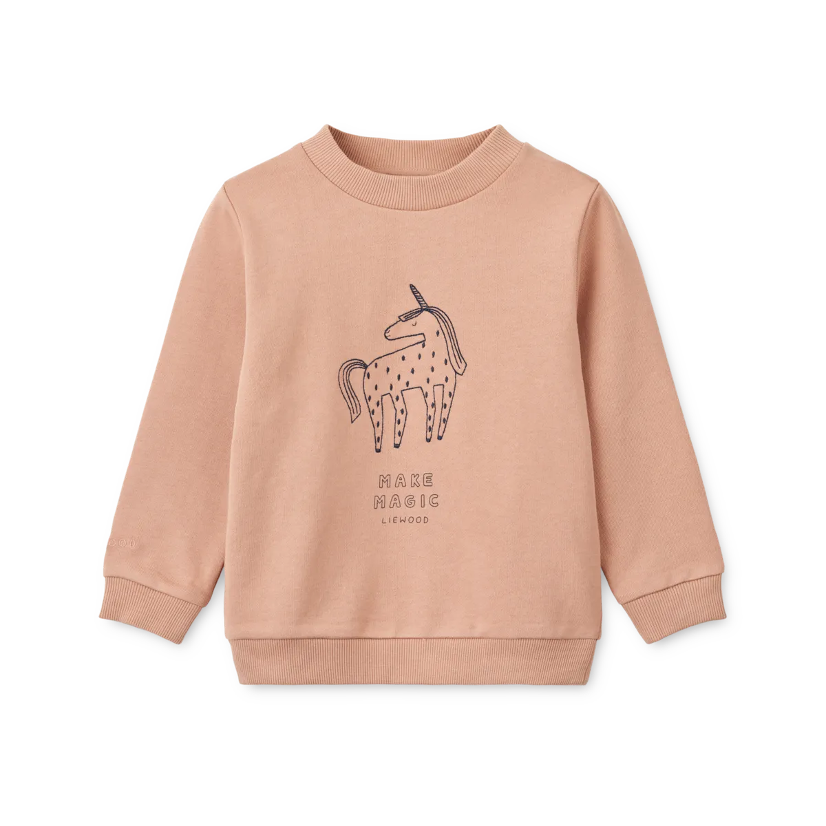 Liewood - Sweatshirt mit Einhorn 'Thora Placement Sweatshirt - Unicorn / Pale tuscany'