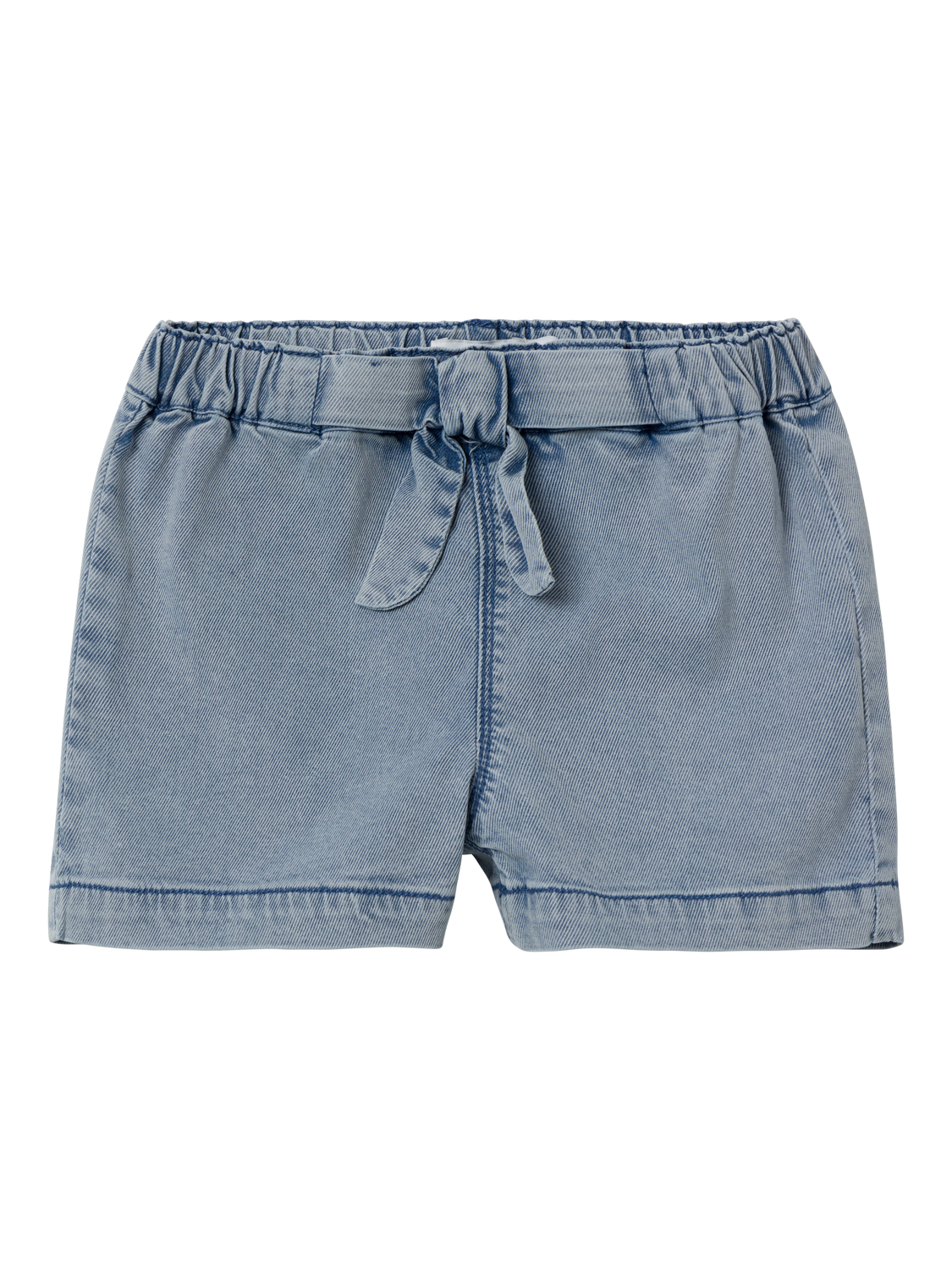 Name it - Kurze Hose mit Schleife 'NMFBELLA BAGGY DNM SHORTS 1544-YB F - Light Blue Denim'