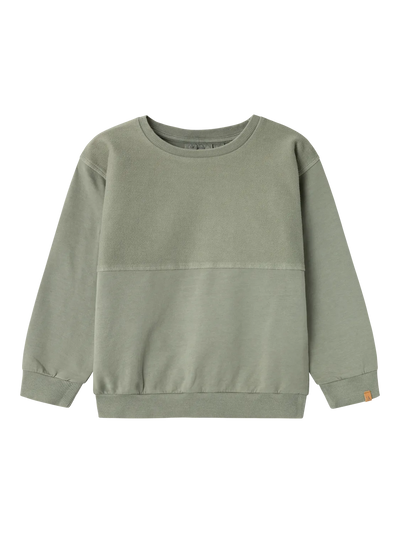 Lil Atelier - Sweatshirt 'NBMOMADS LS NREG SWEAT LIL - Seagrass'