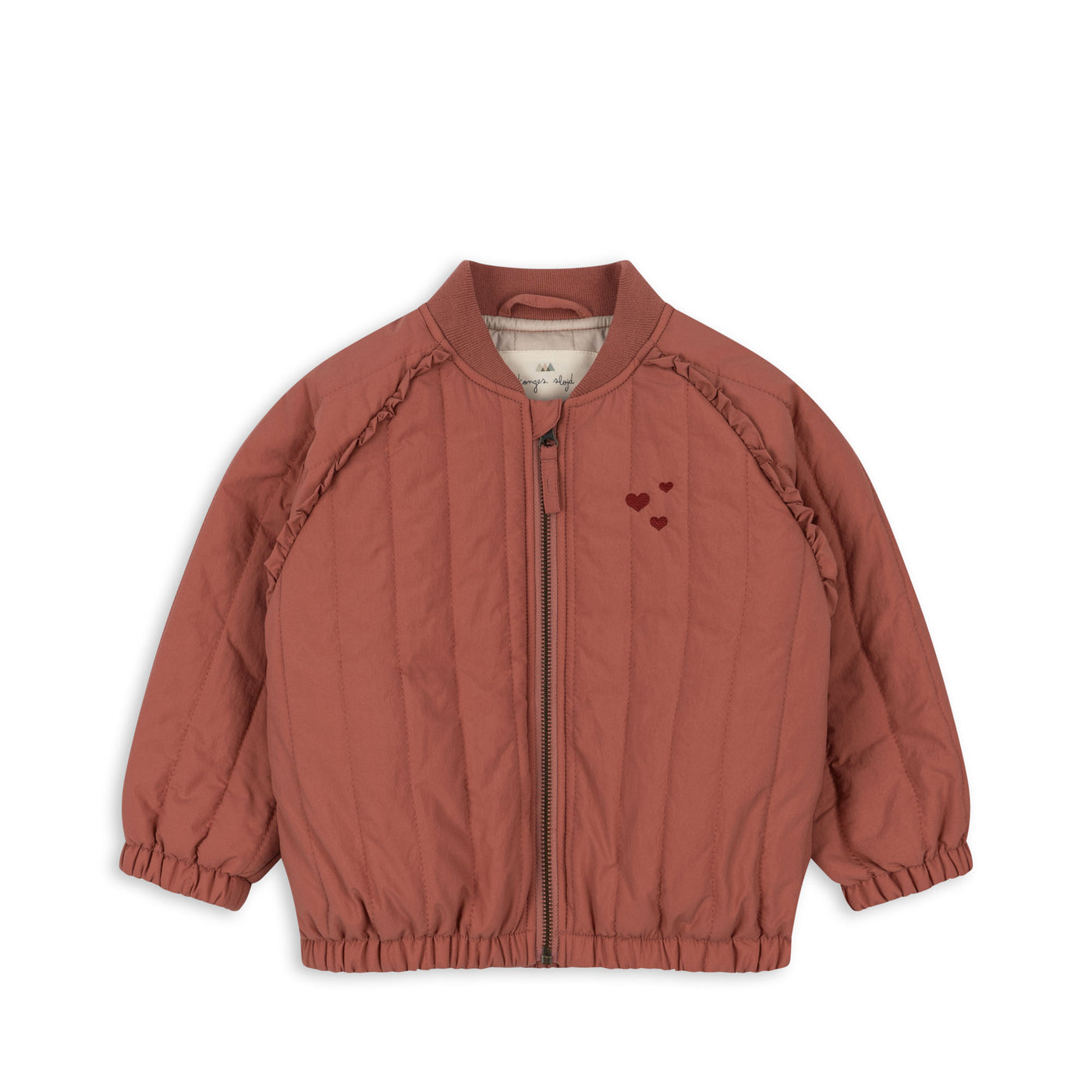 Konges Slöjd - Bomber Jacke mit Prinzessin 'JUNO FRILL BOMBER JACKET - CANYON ROSE'