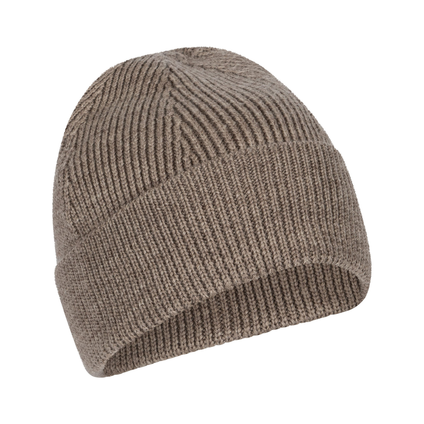 Konges Slojd - Mütze aus Wolle in Braun 'LOULI HAT - SOFT BROWN'