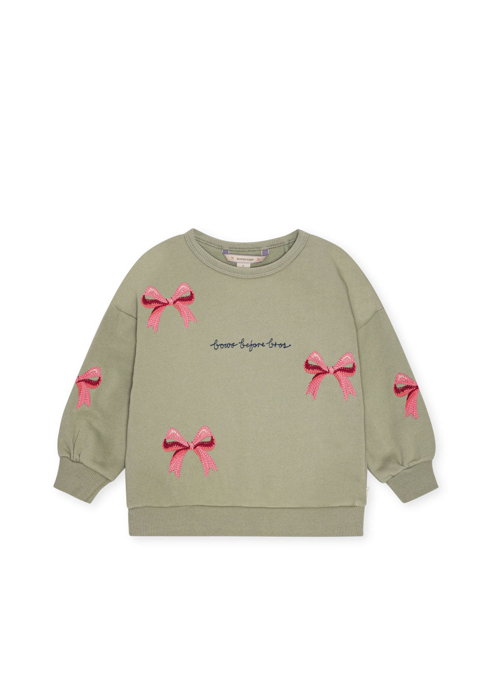 Konges Slojd - Sweatshirt mit Schleifen 'LOU BOW SWEATSHIRT OCS - TEA'