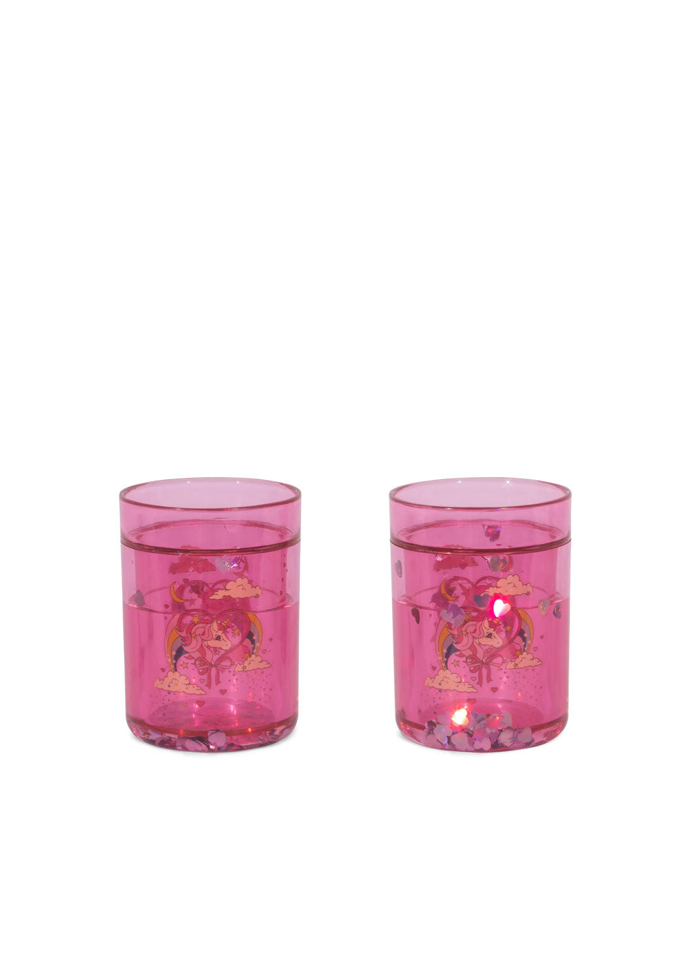 Konges Slojd - Glitzer Becher '2 PACK GLITTER CUPS - Hornstars'