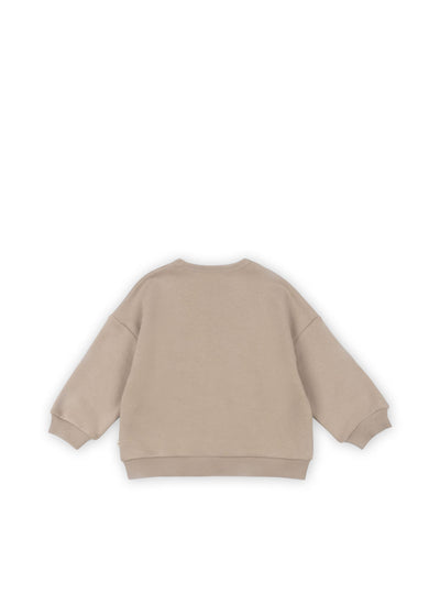 Konges Slojd - Sweatshirt mit Zitronen 'LOU TERRY SWEAT SHIRT OCS - OXFORD TAN'