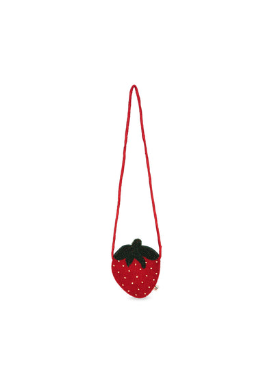 Konges Slojd - Umhängetasche als Erdbeere 'STRAWBERRY BAG - RIO RED'